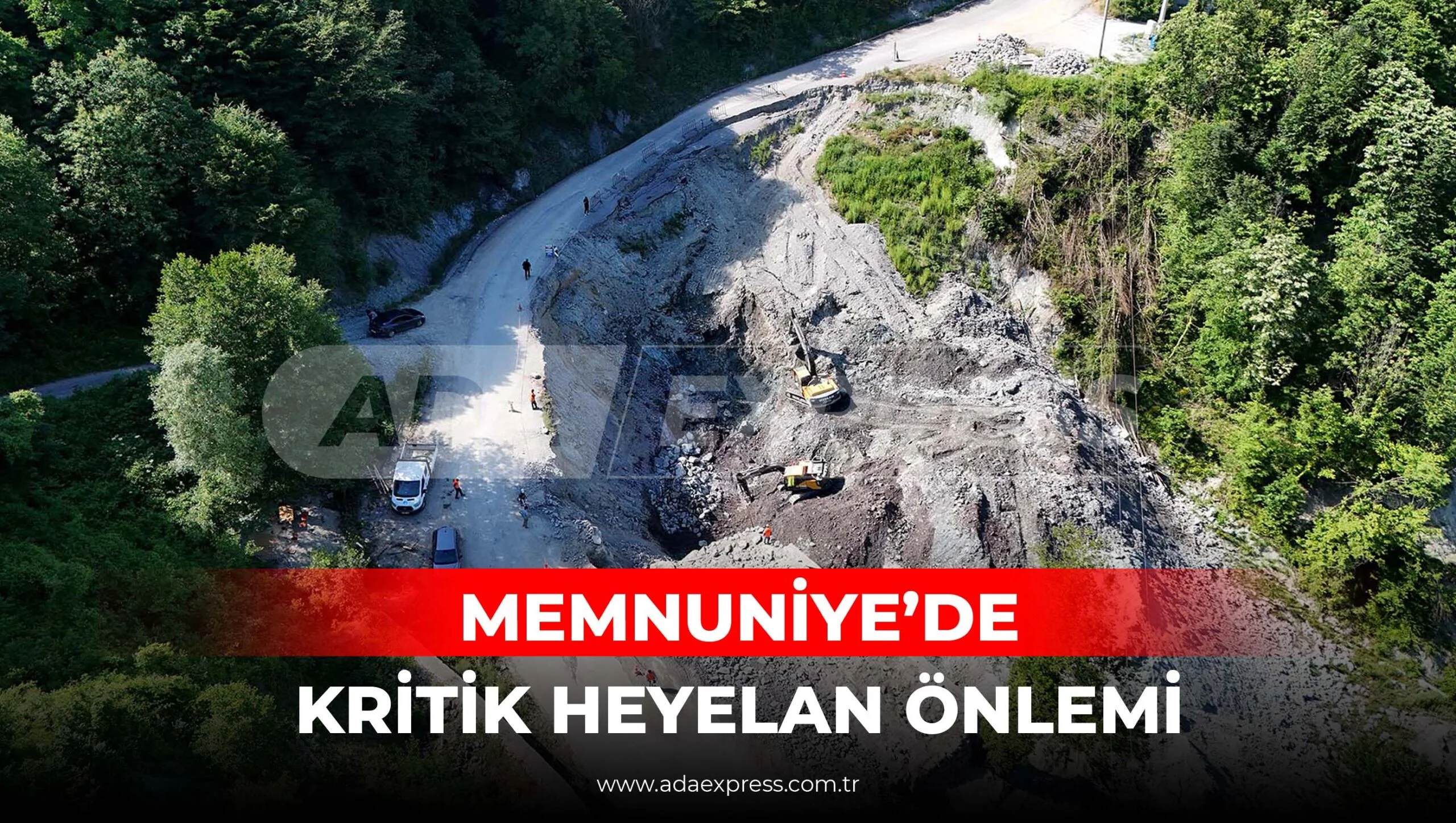 Memnuniye’de Kritik Heyelan Önlemi