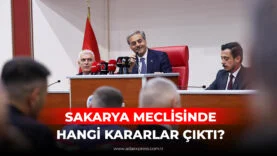 Sakarya Büyükşehir Belediye Meclis toplantısı ve şehir projeleri