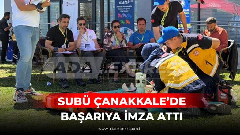 SUBÜ Akyazı Sağlık Hizmetleri MYO öğrencilerinin Çanakkale’de düzenlenen MediRalli yarışmasında kazandıkları kupa ve madalyalar