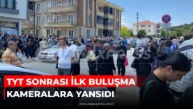 TYT SONRASI İLK BULUŞMA KAMERALARA YANSIDI