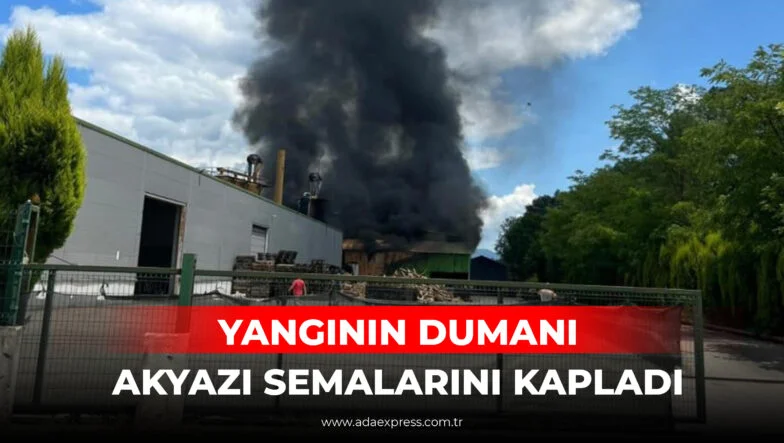 YANGININ DUMANI AKYAZI SEMALARINI KAPLADI