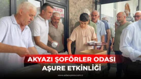 AKYAZI ŞOFÖRLER ODASI AŞURE ETKİNLİĞİ