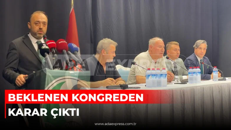 BEKLENEN KONGREDEN KARAR ÇIKTI