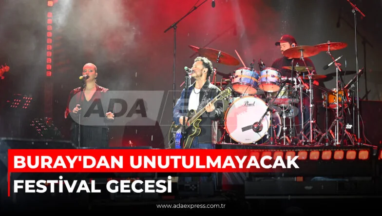 Buray, Sakarya Kültür Yolu Festivali kapsamında Millet Bahçesi Etkinlik Alanı'nda sahne aldı.