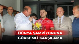 DÜNYA ŞAMPİYONUNA GÖRKEMLİ KARŞILAMA