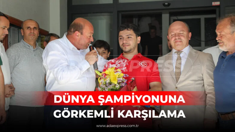 DÜNYA ŞAMPİYONUNA GÖRKEMLİ KARŞILAMA