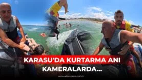 KARASU'DA KURTARMA ANI KAMERALARDA...