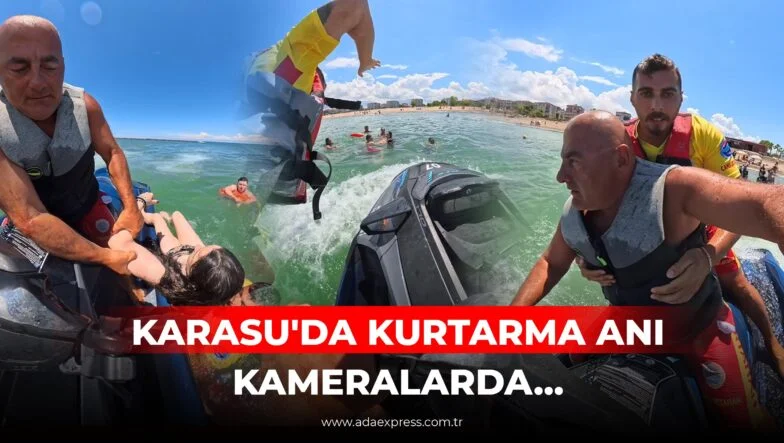 KARASU'DA KURTARMA ANI KAMERALARDA...