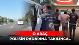 O ARAÇ POLİSİN RADARINA TAKILINCA..