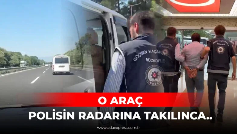 O ARAÇ POLİSİN RADARINA TAKILINCA..