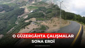 O GÜZERGAHTA ÇALIŞMALAR SON ERDİ