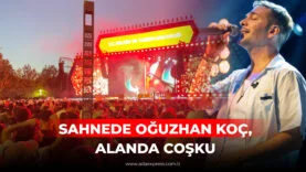 SAHNEDE OĞUZHAN KOÇ, ALANDA COŞKU