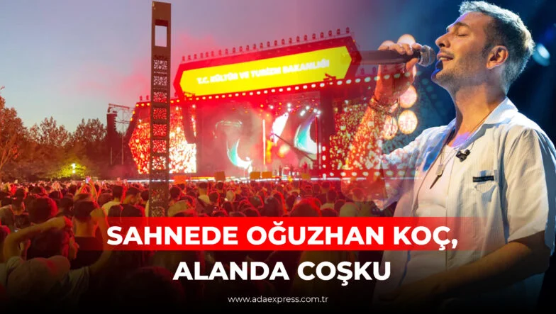 SAHNEDE OĞUZHAN KOÇ, ALANDA COŞKU