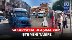 SAKARYA'DA ULAŞIMA ZAM! İŞTE YENİ TARİFE