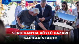 SERDİVAN'DA KÖYLÜ PAZARI KAPILARINI AÇTI