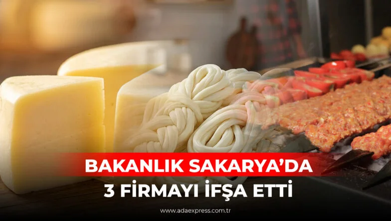 BAKANLIK SAKARYA’DA 3 FİRMAYI İFŞA ETTİ
