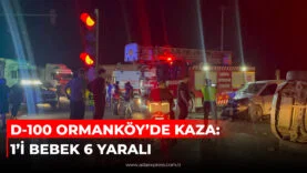 D-100 ORMANKÖY’DE KAZA 1’İ BEBEK 6 YARALI