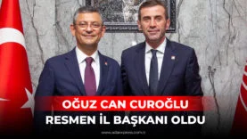 OĞUZ CAN CUROĞLU RESMEN İL BAŞKANI OLDU