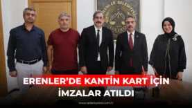 ERENLERDE KANTİN KART İÇİN İMZALAR ATILDI