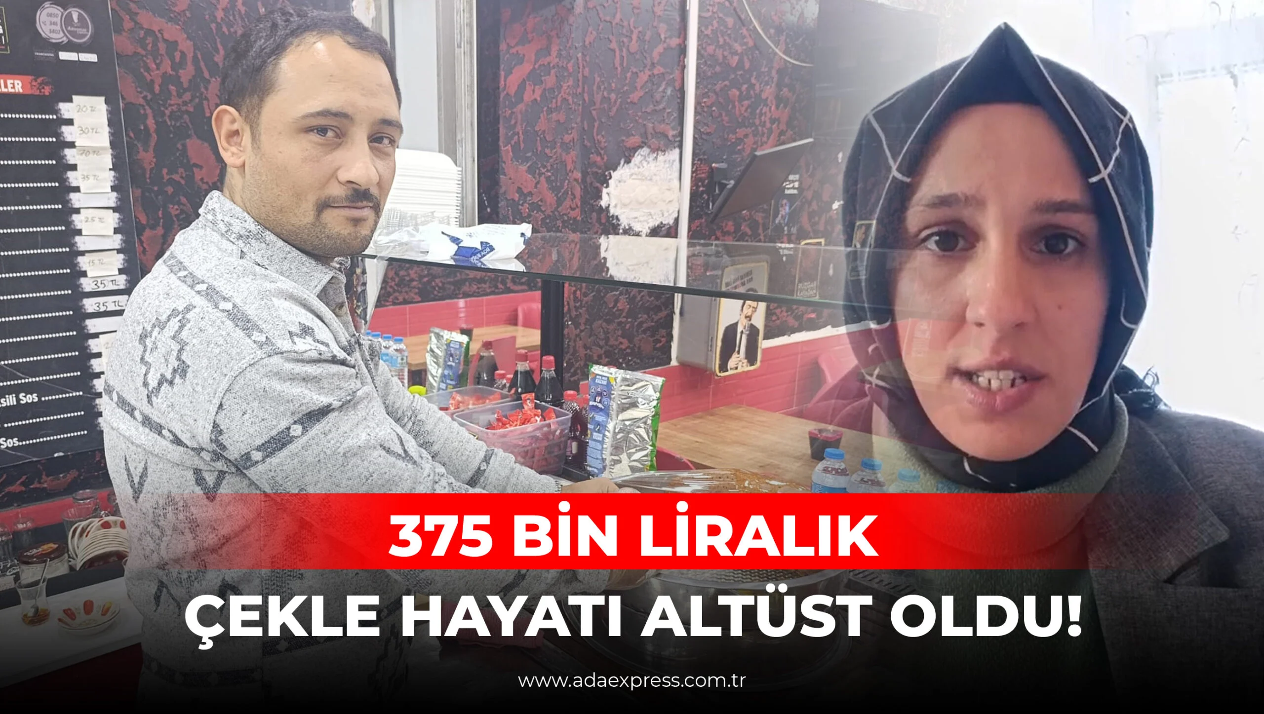 375 Bin Liralık Çekle Hayatı Altüst Oldu!
