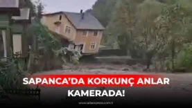 SAPANCA'DA KORKUNÇ ANLAR KAMERADA!